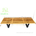 Modern platform Wood Bench